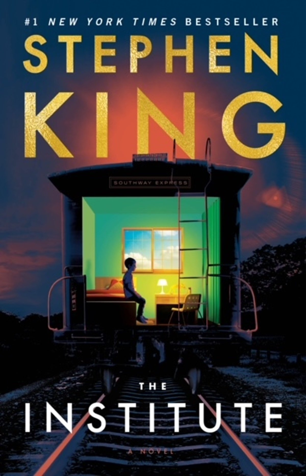 Capa do romance de Stephen King, The Institute.