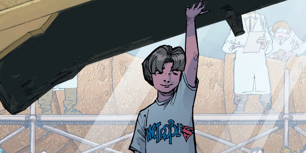 Superman and Lois Lanes adopted child, Christopher Kent, in DC Comics