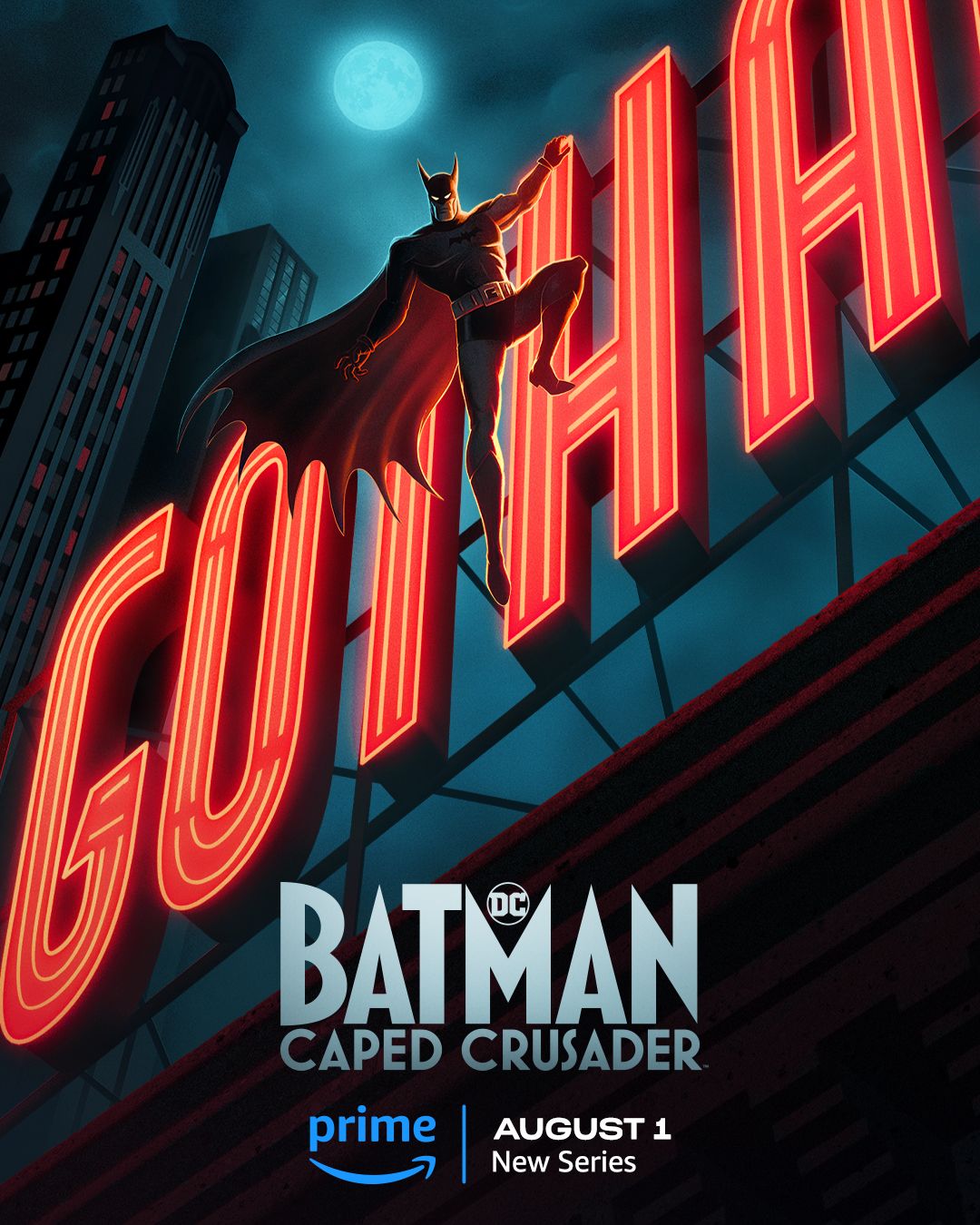 cartaz do cruzado de capa do batman