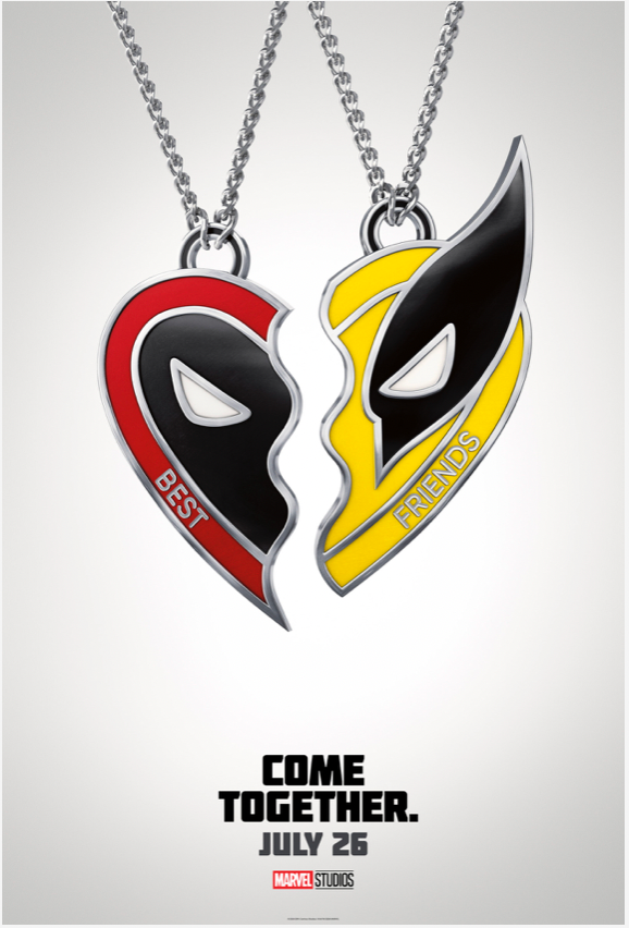 Pôster do teaser do filme Deadpool 3 Come Together