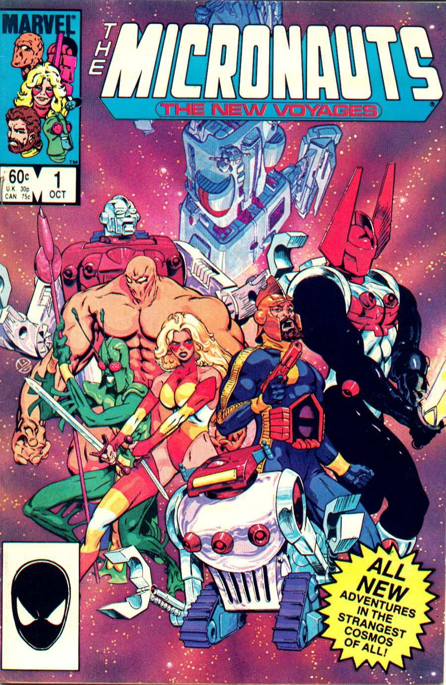 A capa de Micronautas: As Novas Voyages #1