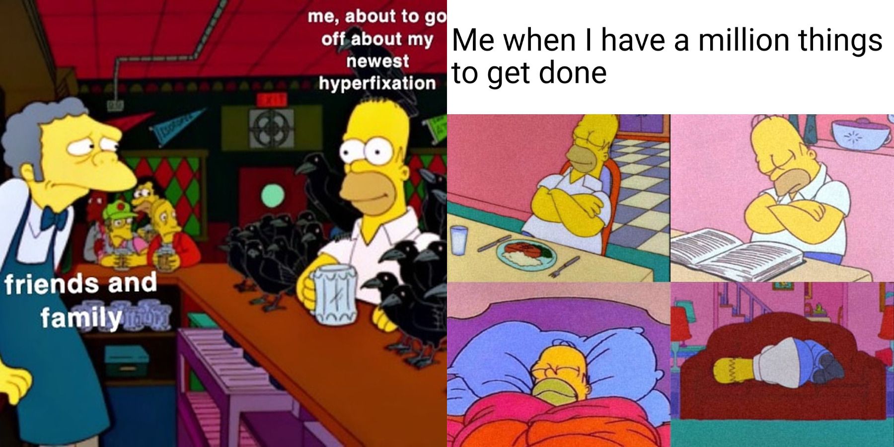 O recurso de meme dos Simpsons Homer