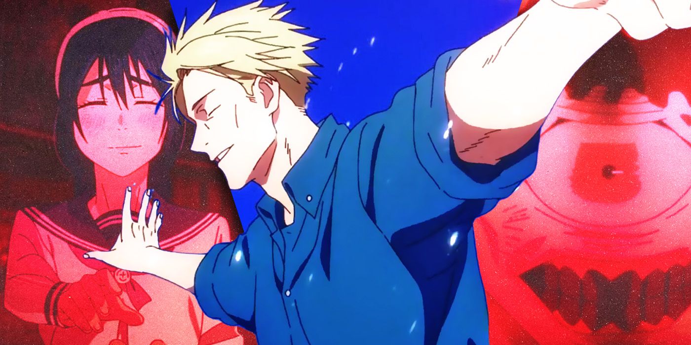 Imagens divididas de Riko, Nanami e Jogo Jujutsu Kaisen