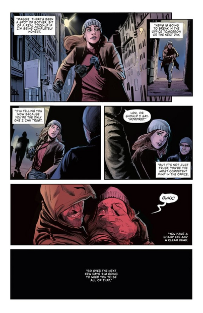 Espionagem e Mistério: Kindt e Moustafa Reimaginam o Universo de John le Carré em "THE CIRCUS—LOSING CONTROL"