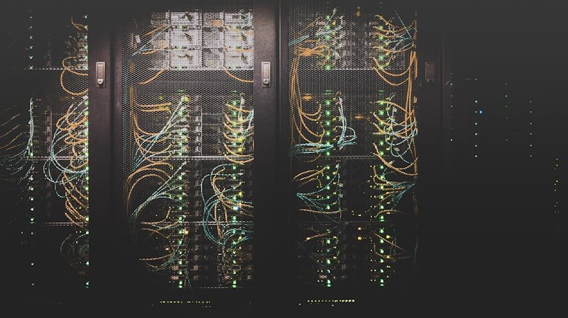 Processadores e servidores em data center