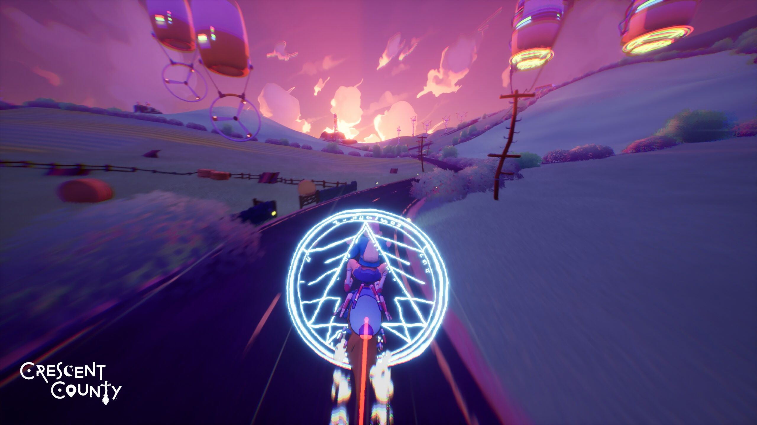 Arte oficial de Crescent County, indie anunciado para PlayStation 5.