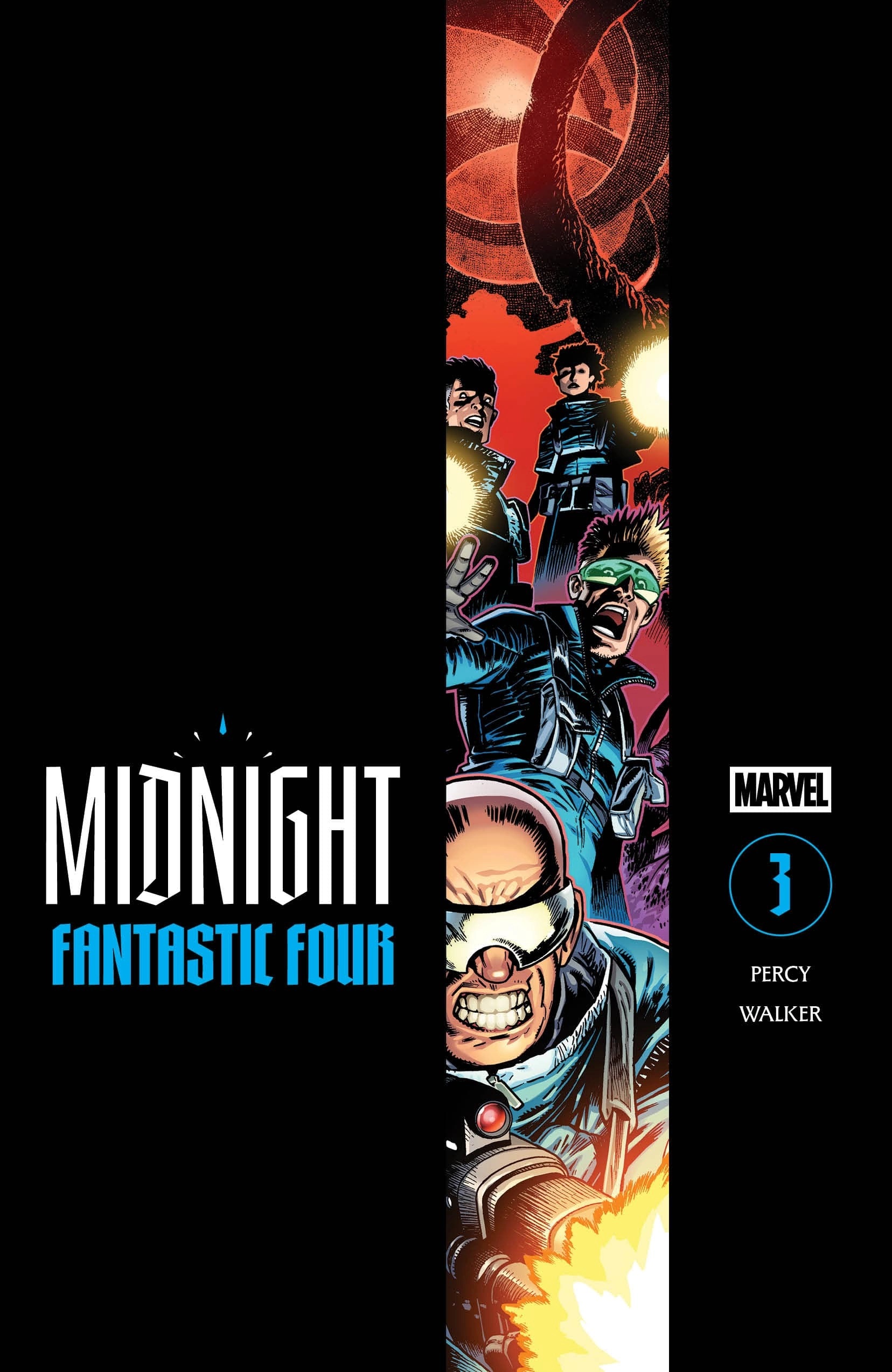 Imagem oficial do Midnight Universe da Marvel.