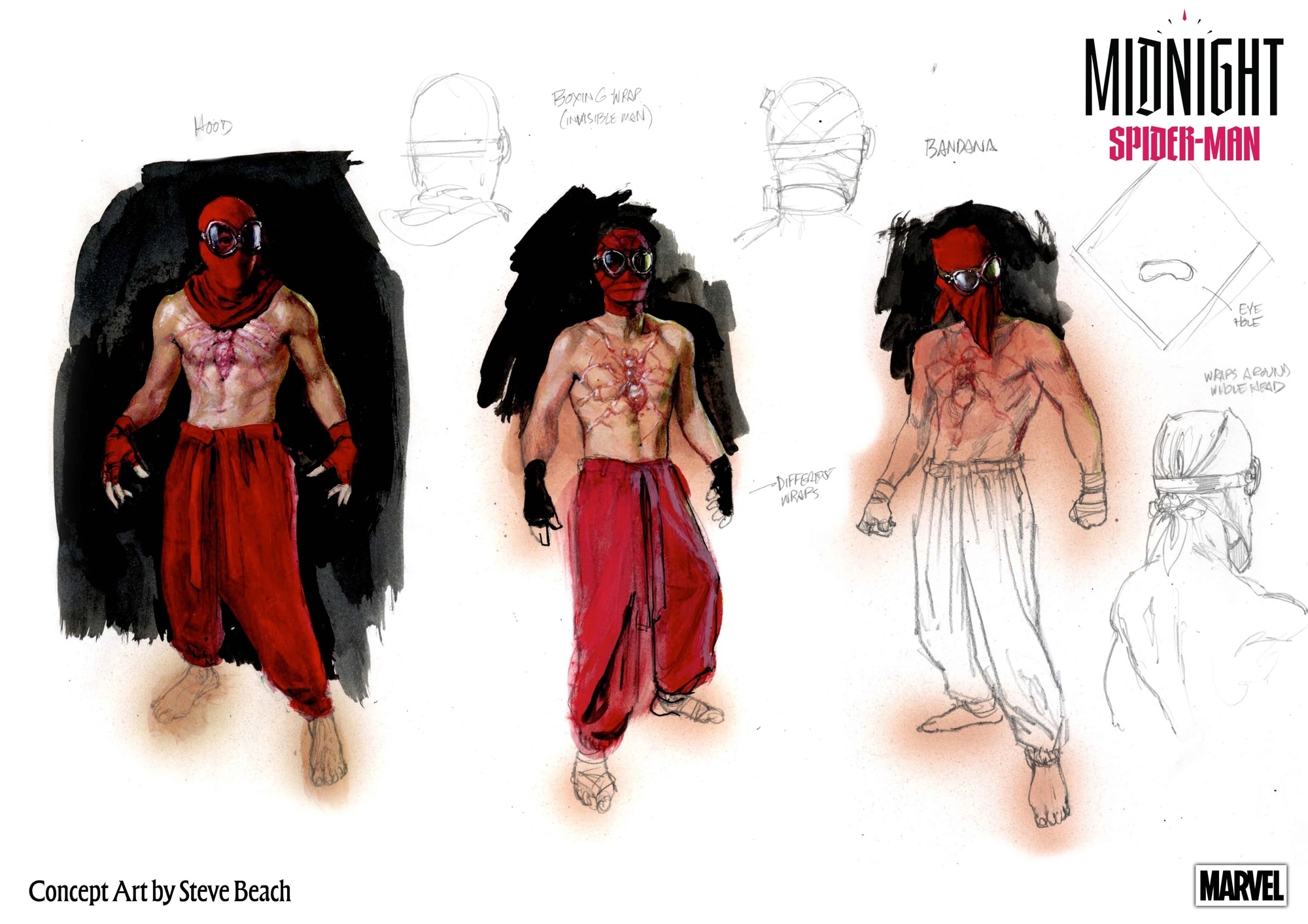 Imagem oficial do Midnight Universe da Marvel.