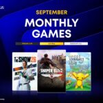 Capa oficial dos jogos mensais do PlayStation Plus de setembro de 2026.