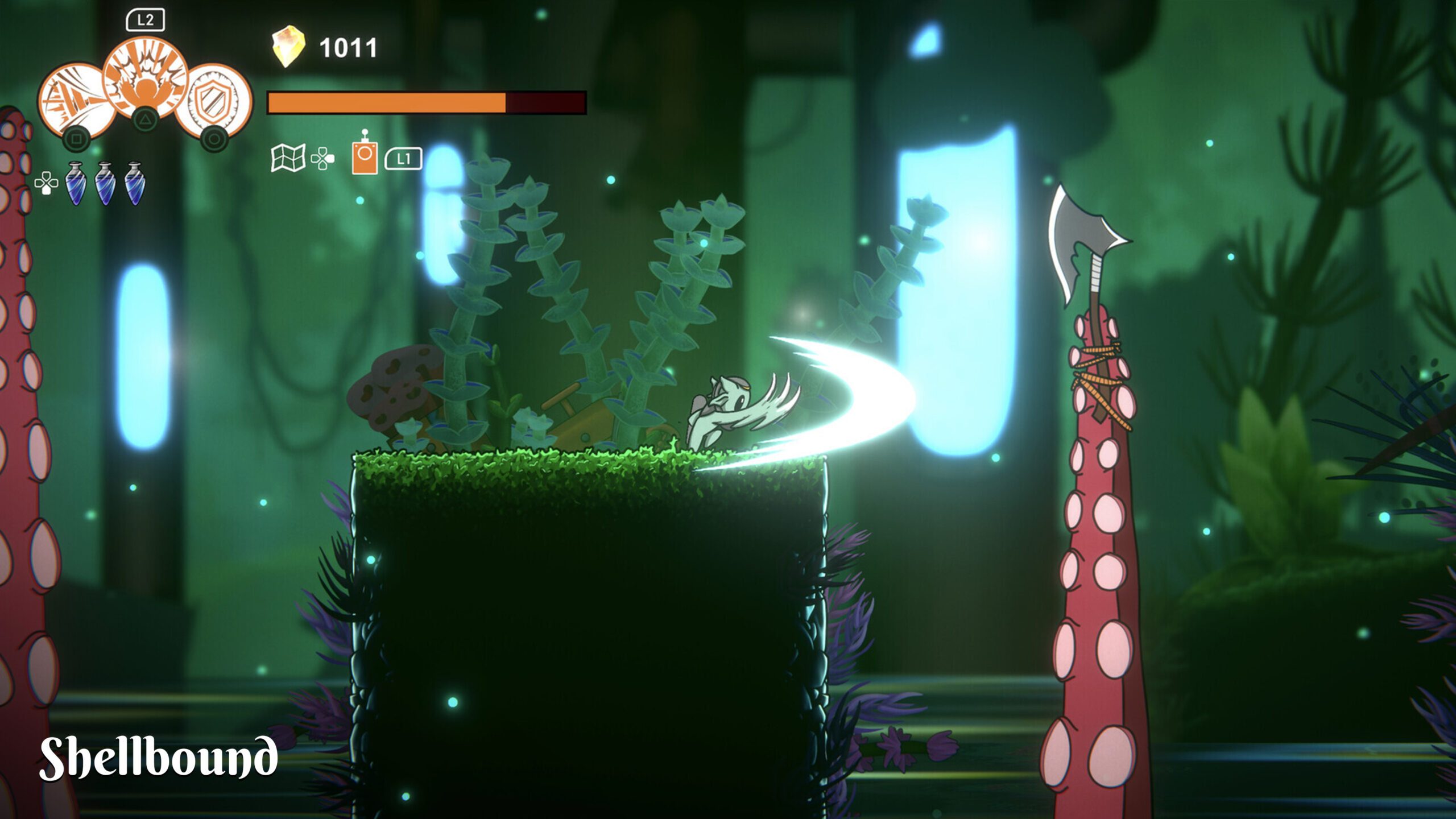 Arte oficial de Shellbound, indie anunciado para PlayStation 5.