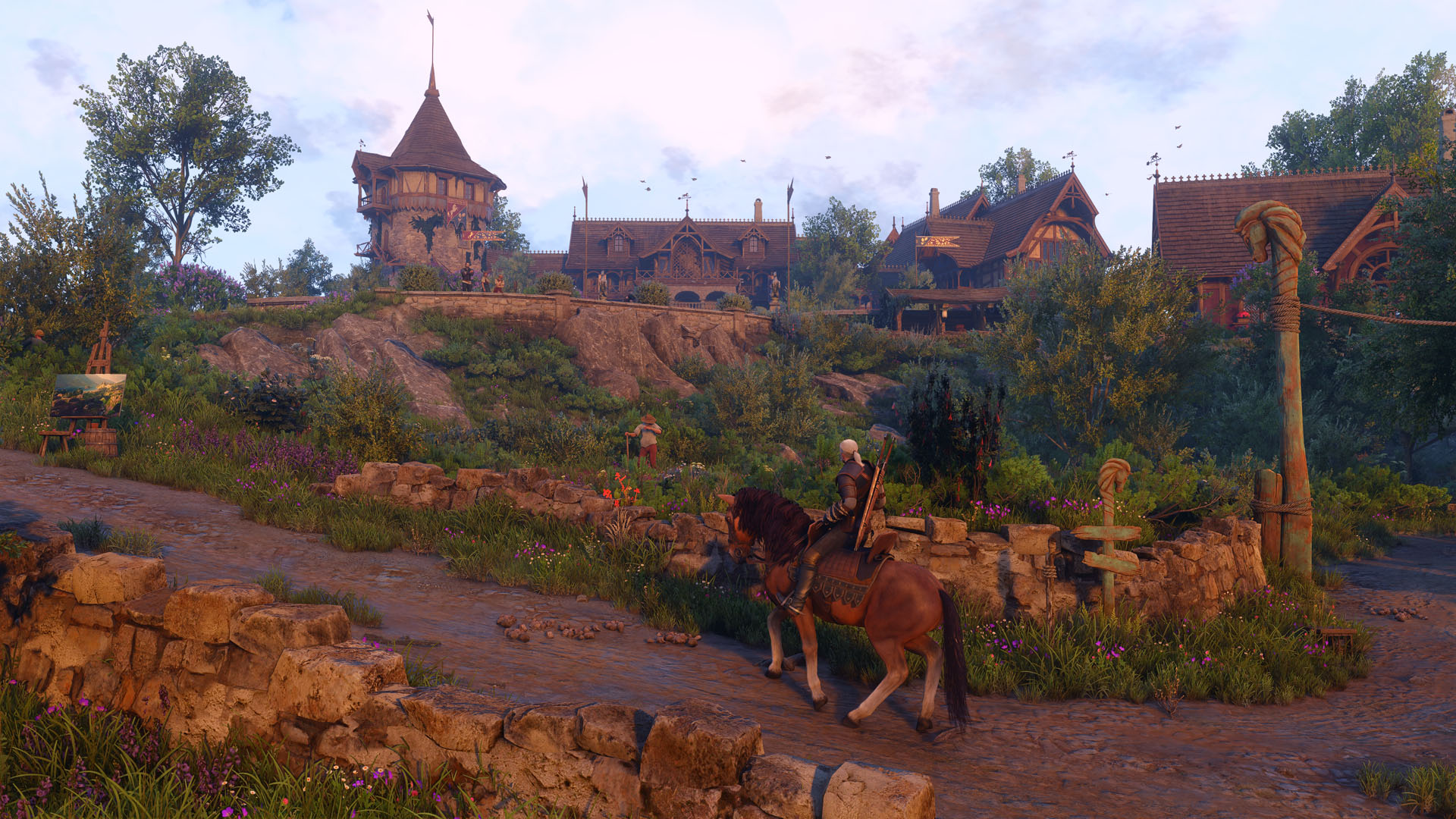 Cena oficial de Letten, nova região de The Witcher 3: Songs of the Past.