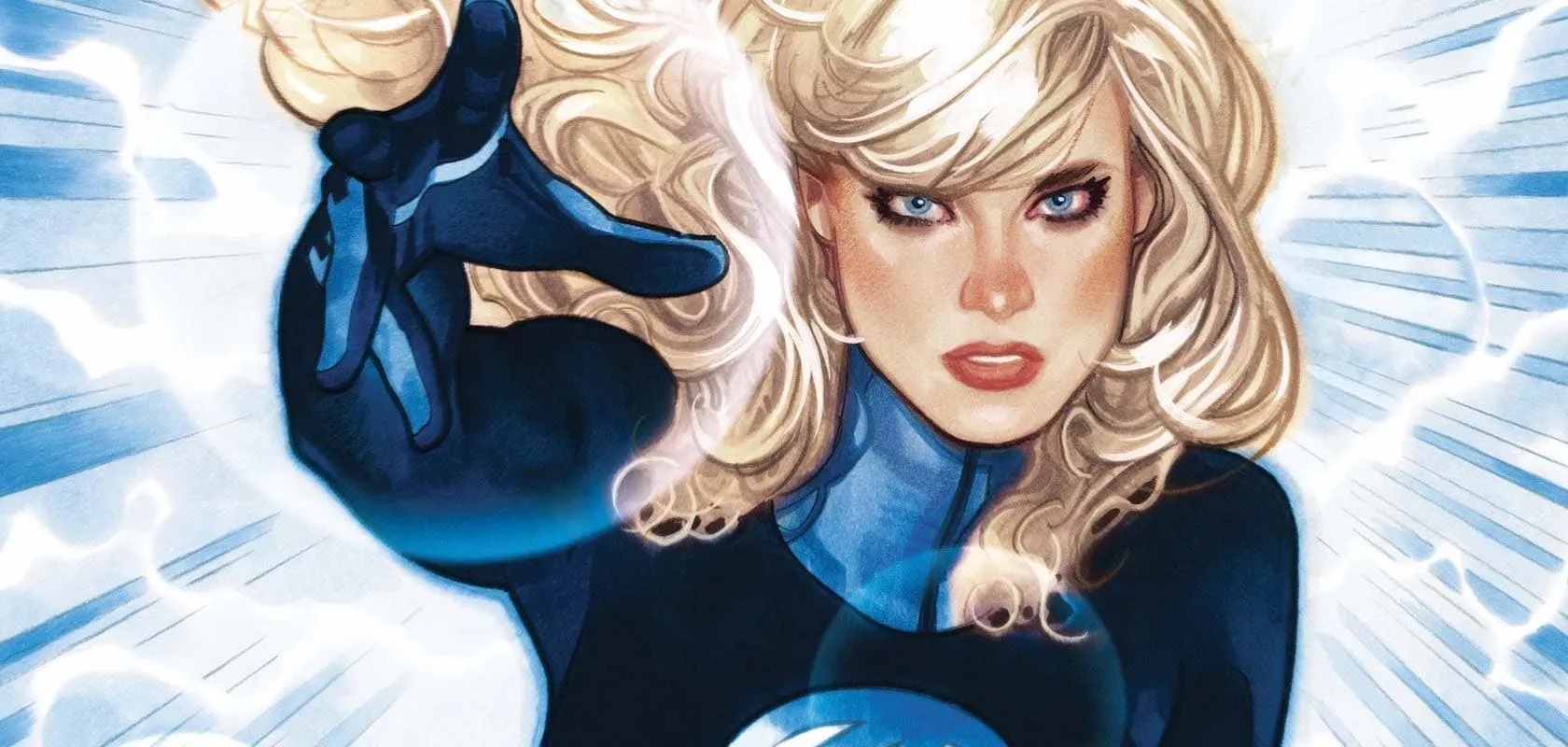 Mulher Invisível em arte oficial da Marvel