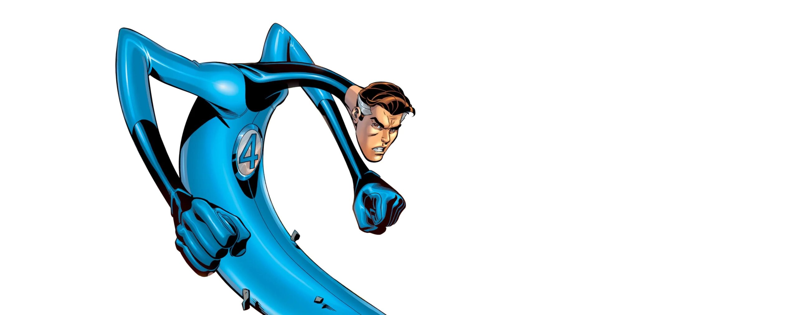 Mister Fantastic em arte oficial da Marvel Comics