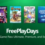 Arte oficial do Free Play Days com os jogos da rodada