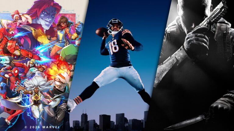 Arte oficial com os jogos mais baixados da PlayStation Store em agosto de 2026
