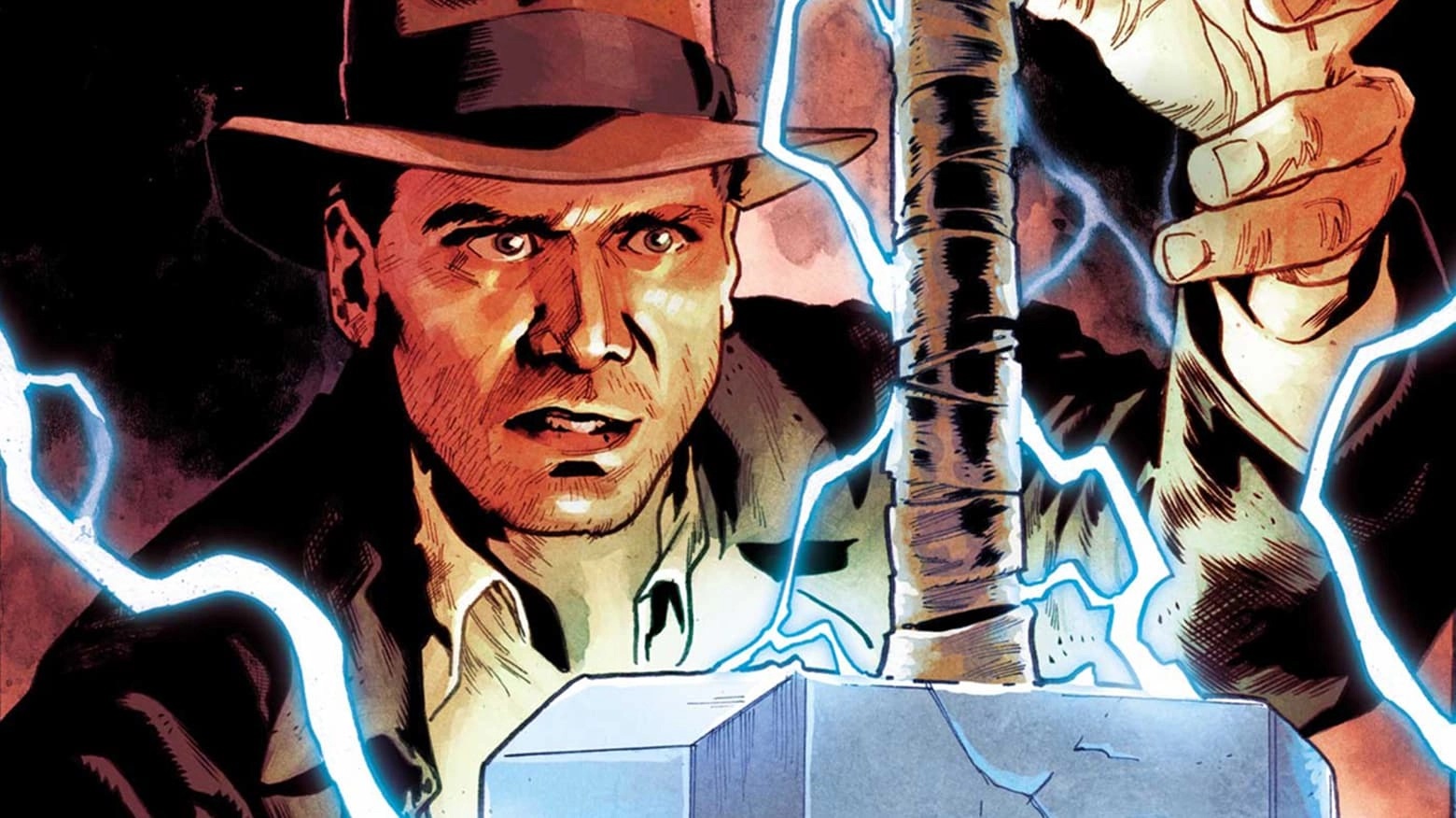Indiana Jones encontra um artefato da Marvel em capa variante oficial