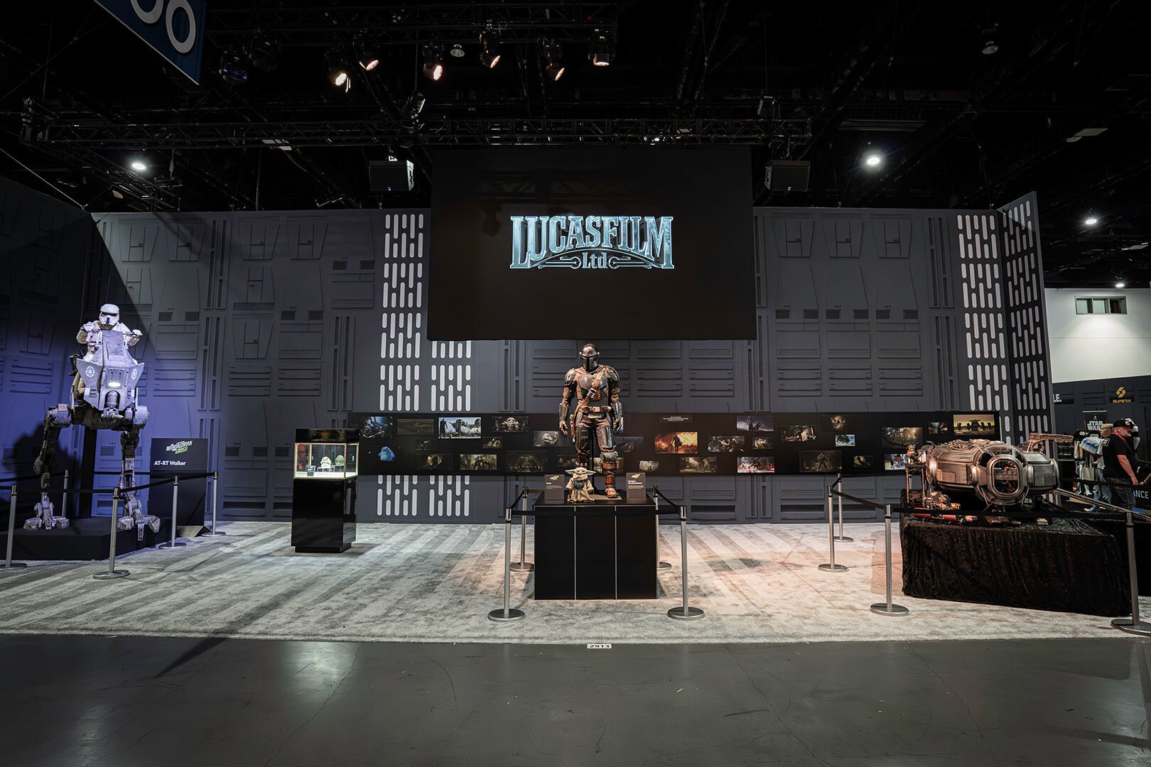 Exposição oficial de The Mandalorian e Grogu na SDCC 2026