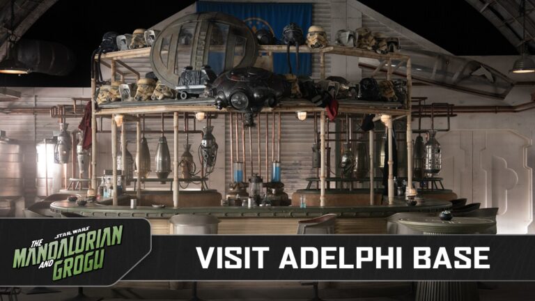 Arte oficial da base Adelphi em The Mandalorian e Grogu